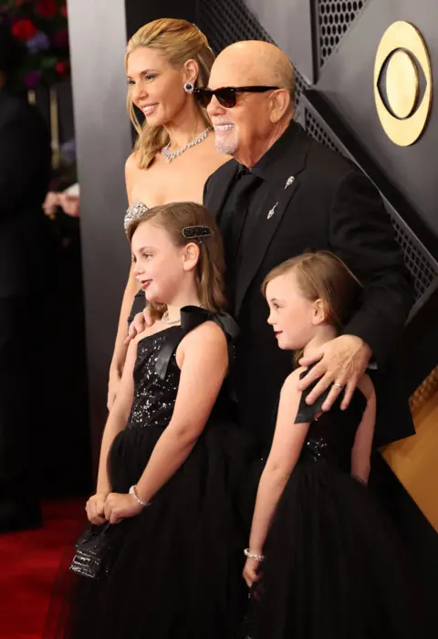 Reuters Billy Joel and his family at the Grammys