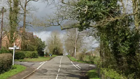 Google A view of Cold Overton Road