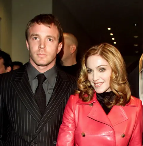 Getty Images Guy Richie and Madonna at 'The Next Best Thing' premiere in New York City in 2000