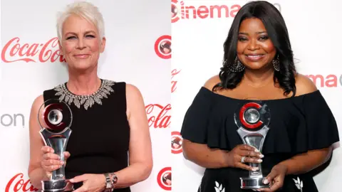 EPA/Reuters Jamie Lee Curtis and Octavia Spencer