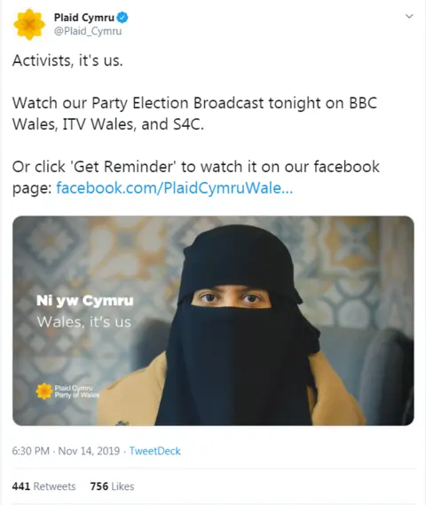 Twitter | @Plaid_Cymru Plaid Cymru tweet