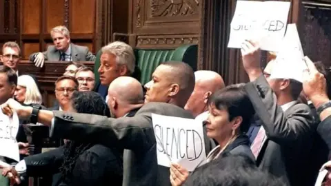 Rosie Duffield MP Prorogation scenes