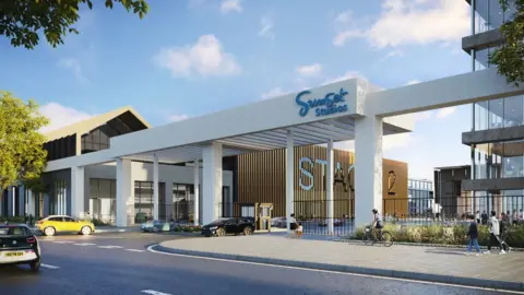 Sunset Studios Artist impression of studios in Broxbourne