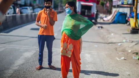 Getty Images Pregnant women are still not allowed to gets Covid jabs in India