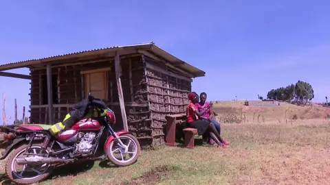 Sylvia Yeko at her home in Sebei, Uganda