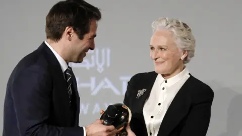 Andreas Rentz Glenn Close at the 2017 Zurich Film Festival