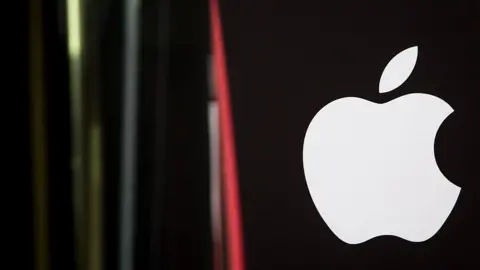 Getty Images The Apple logo is displayed outside company's Regent Street store