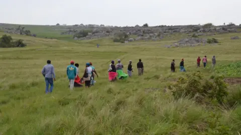 Scores of villagers walked for kilometres to attend community meetings in Xolobeni, Eastern Cape