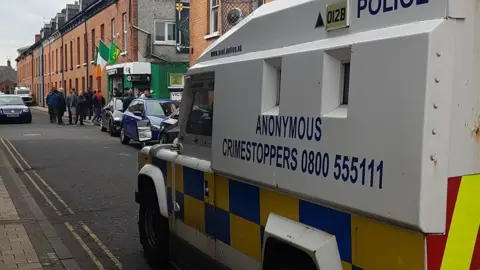 BBC psni raid on saoradh hq