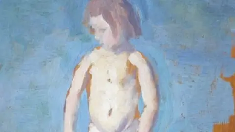 Poole Museum Edwin on the Beach by Augustus John