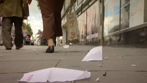 BBC Litter on the street