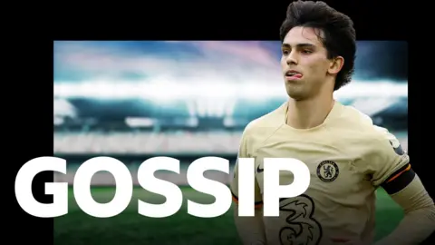 Gossip graphic including Chelsea forward Joao Felix