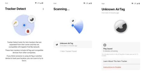 You can now scan for nearby AirTags using Apple's 'Tracker Detect' Android  app