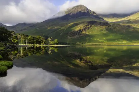 Getty Images Hill and lake in the Lake District