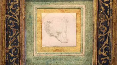 Leonardo Da Vinci's Head of a Bear