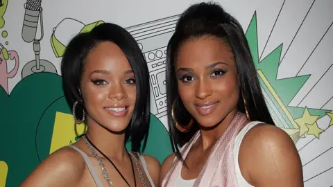 Getty Images Rihanna and Ciara