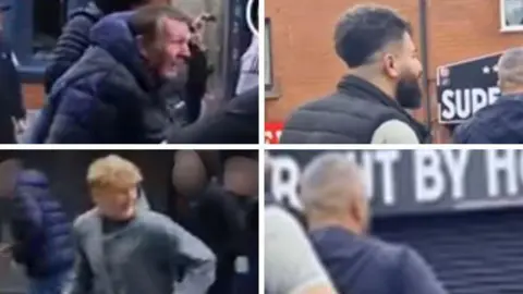 Greater Manchester Police  Four more CCTV stills police have released in connection with the Bolton disorder 