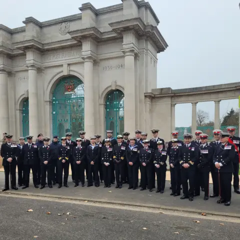 HMS Sherwood The Royal Naval Reserve unit for the East Midlands at Nottingham's Victoria Embankment