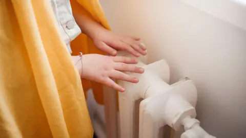 Getty Images/Svetlana Repnitskaya Picture of a person's hands near a radiator