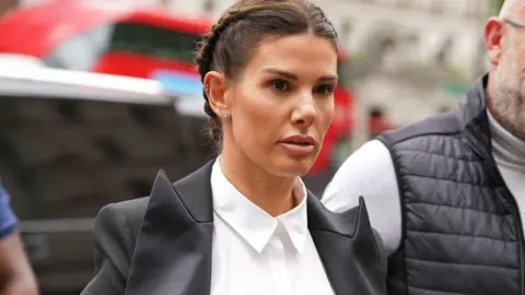 Yui Mok/PA Rebekah Vardy arriving at court on Friday