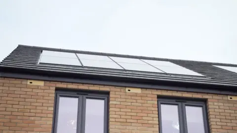 BBC Solar panels on a roof