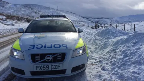 Cumbria Police A police car in Cumbria