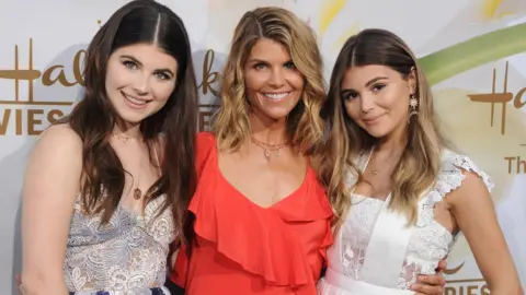 Getty Images Isabella Rose Giannulli, Lori Loughlin and Olivia Jade Giannulli