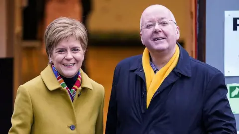 Getty Images nicola sturgeon and peter murrell