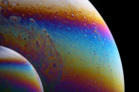 Jason George Water and oil droplets