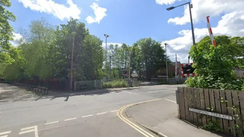 Google Station Road near to the junction with Thompson Terrace, Askern