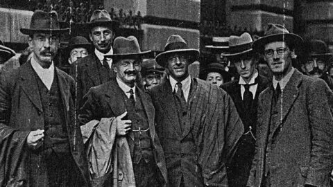 1916 Nation Labour Press Committee members of the No Conscription Fellowship in Bristol in May 1916