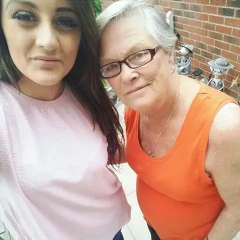 Family photo Emma-Jayne Magson with her grandmother