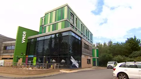 BBC The scene at the YMCA