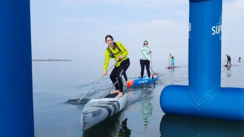 SUP Hub NI Paddleboarder Molly McKibben