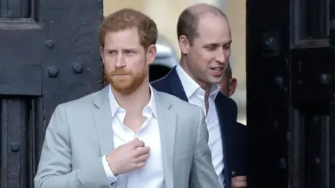 AFP Prince Harry and Prince William