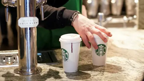 Reuters Starbucks cups