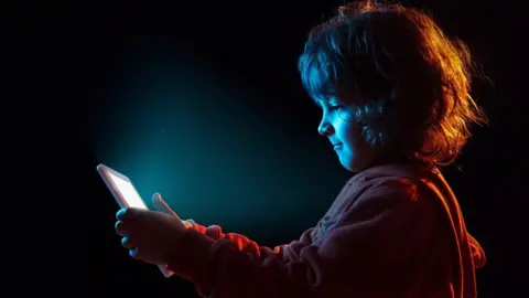 Getty Images Child with laptop