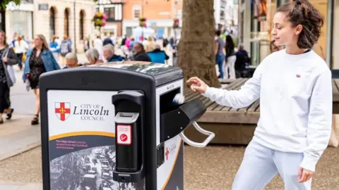 City of Lincoln Council One of the new bins