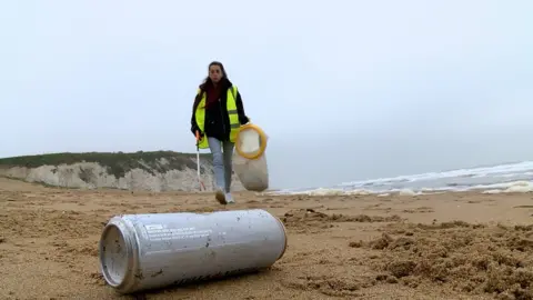 BBC Beach cleaning on Botany Bay