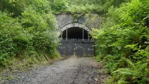 Sustrans Abernant tunnel