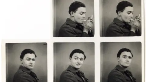 Secombe Family Archive photos of Sir Harry Secombe as a young man in the Army