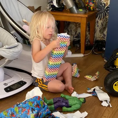 Alex Wright Casper turns four.