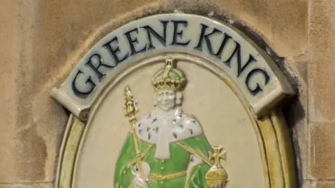 Getty Images Greene King logo.