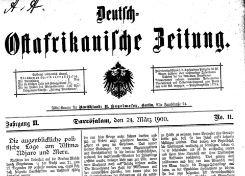 Konradin Kunze Image of a German newspaper from 1900