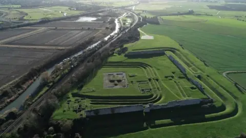 English Heritage / PA The site in Richborough, Kent