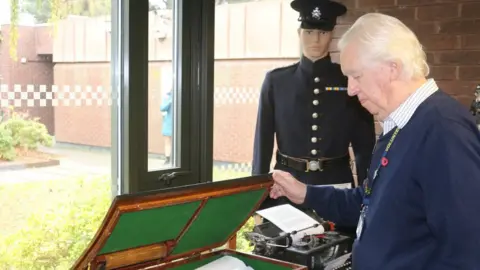 Suffolk Police Eric Hopes in Suffolk Police Museum