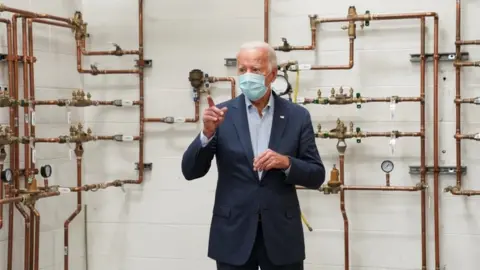 Reuters Joe BIden campaigning in Erie in October