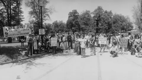 Getty Images Wages for Housework campaign demonstration in Boston, 1977