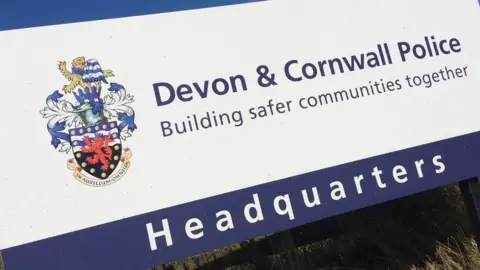 BBC Devon and Cornwall Police Headquarters sign