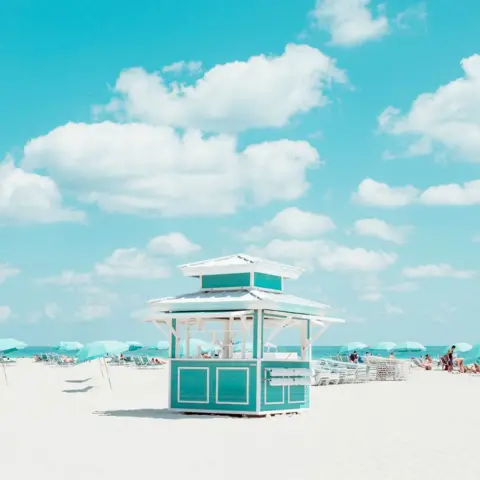 David Behar  Cabana rental structures on Miami Beach